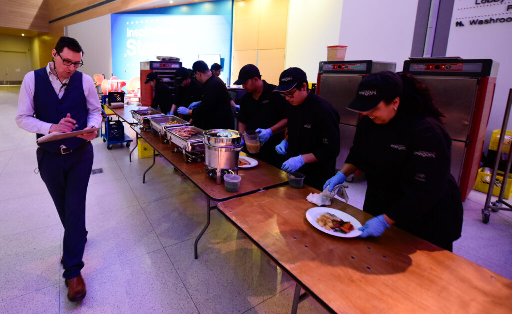 8. Expediting the next course image on Catered event for CFES at Telus SPARK