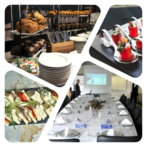 Catering options collage