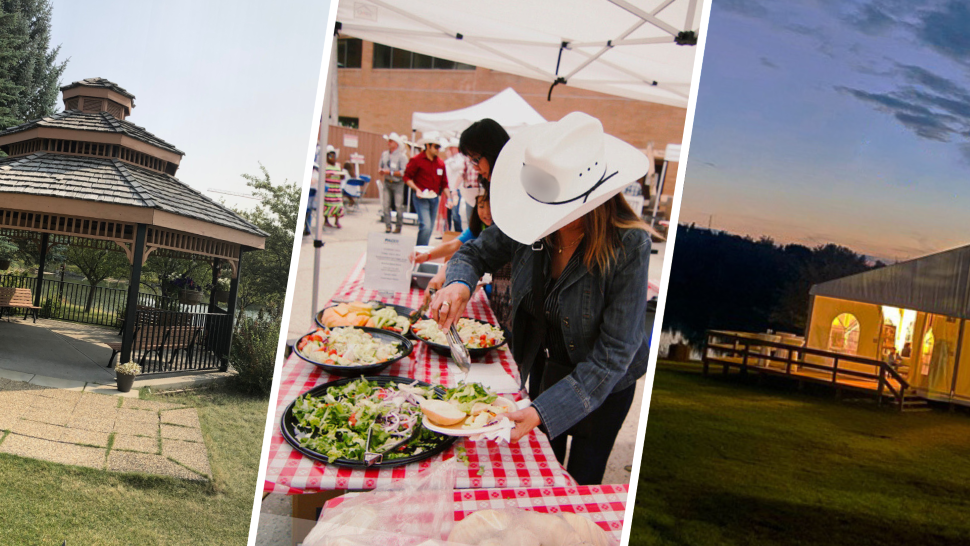 Summer Starts with Stampede corporate event promotional banner collage